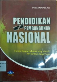 Pendidikan untuk Pembangun Nasional