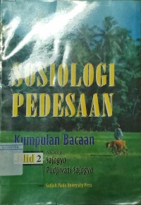 Sosiologi pedesaan : kumpulan bacaan